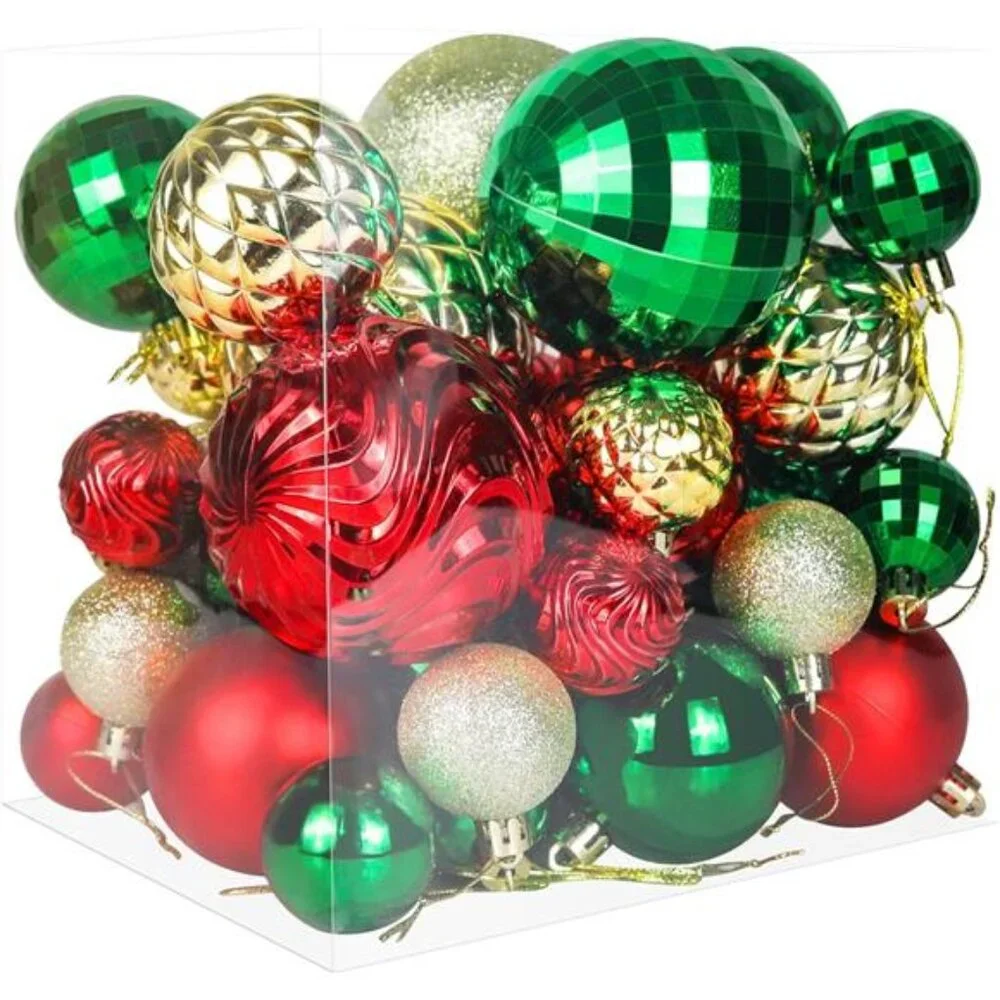 Christmas Tree Ornaments - 36 PCS Shatterproof Christmas Ball Ornaments